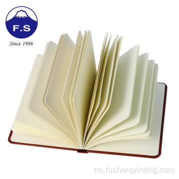 Lærbindingsstilplanlegger PU Hardcover Notebook